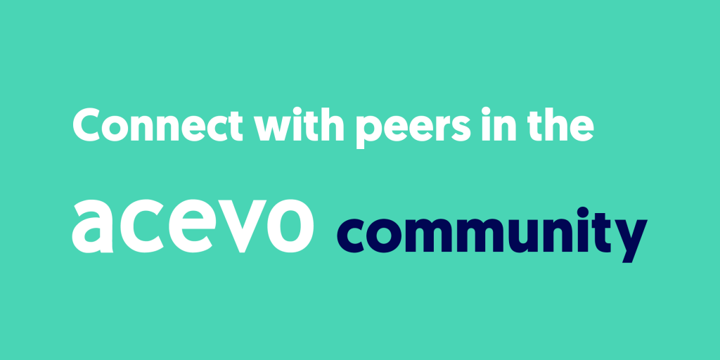 Connect with peers in the ACEVO Community