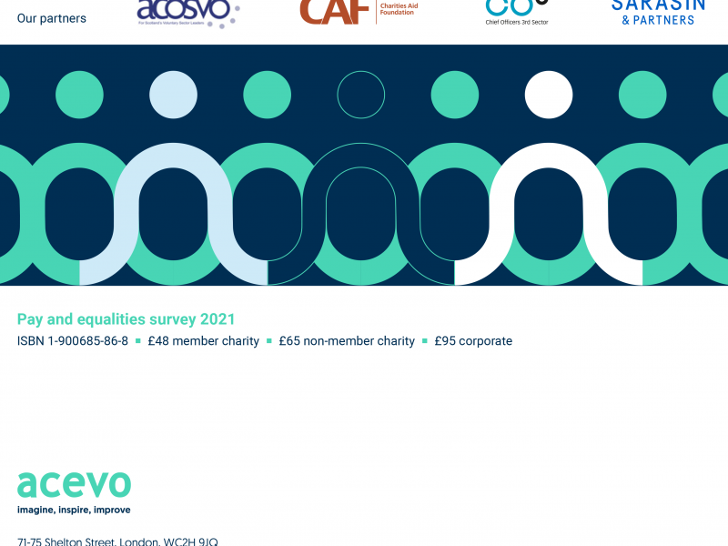Cover of the Pay and Equalities Survey