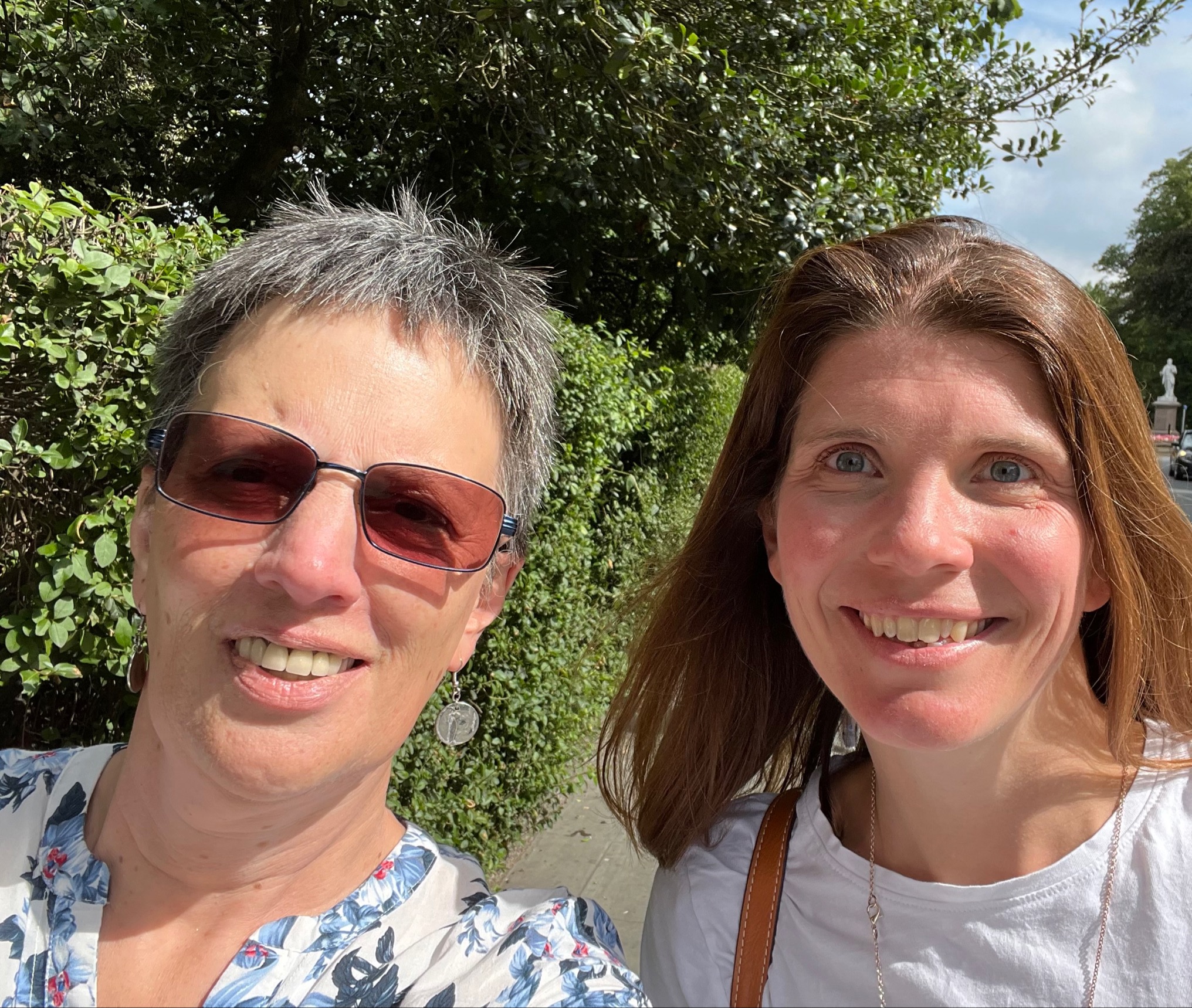 selfie of Jane Ide and Sarah Vibert