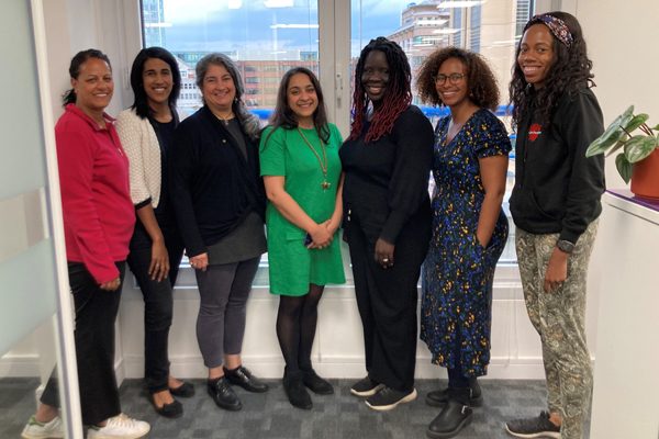 A photograph of the seven women on our Jane Slowey cohort two